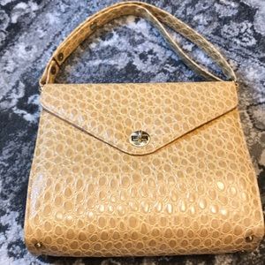 Vintage Golden patent leather Lennox Bag